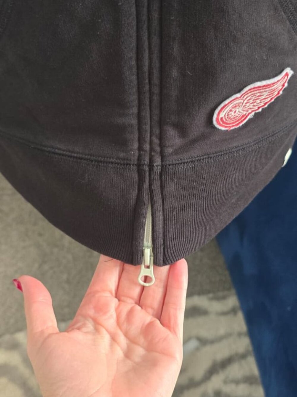 Detroit Red Wings ’47 Brand Full-Zip Jacket - Size Large - Picture 5 of 7